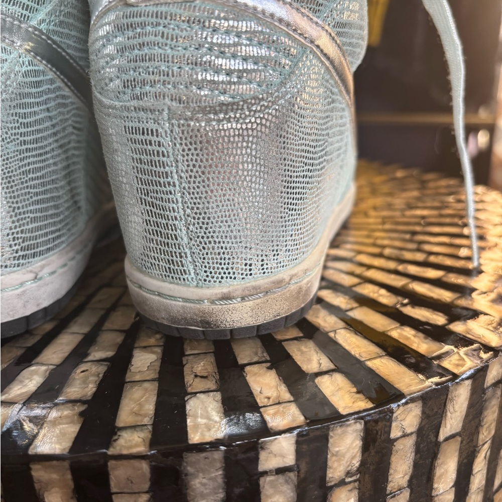Nike Dunk Sky High QS - Disco Ball Glacier Sneakers - Picture 6 of 7
